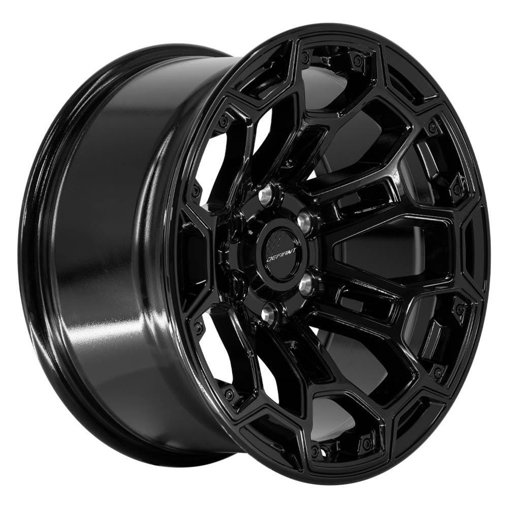 Defiant Wheels 9512402 Defiant DF03 Gloss Black Wheels | Summit Racing Defiant Wheels 9512402 Defiant DF03 Gloss Black Wheels | Summit Racing