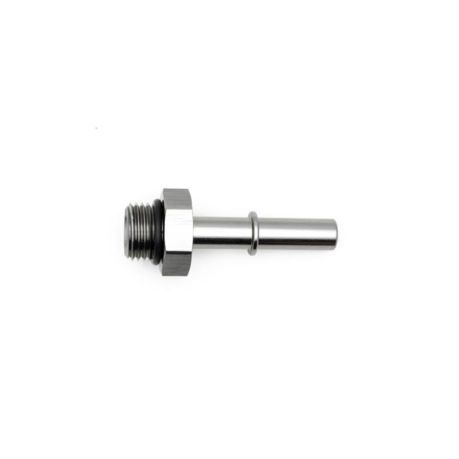 DeatschWerks Adapters 6-02-0114 Fitting 6AN ORB Male to 5/16" Male EFI Quick Connect Adapter (incl O-Ring)