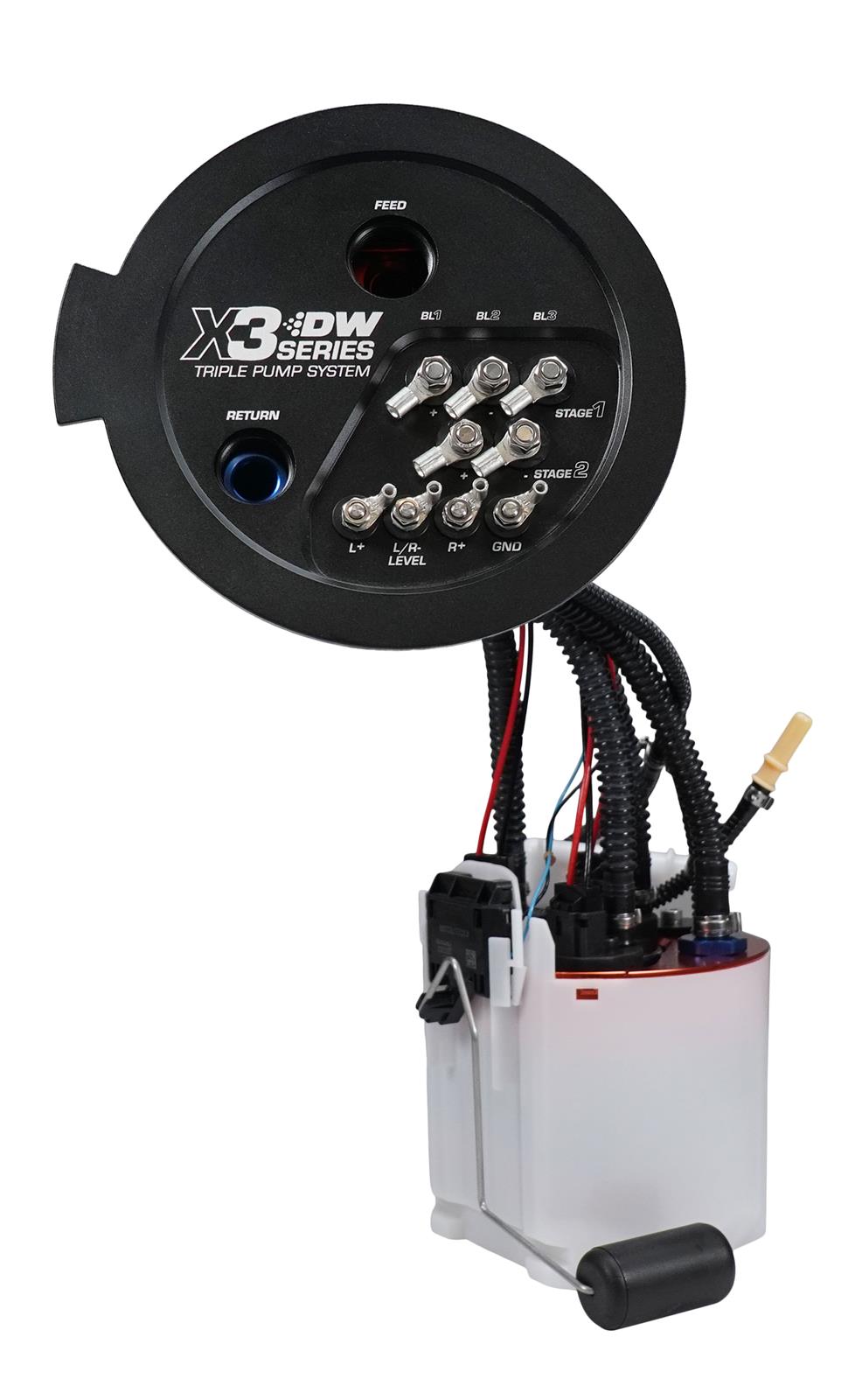 DeatschWerks 20-24 A90/91 Toyota Supra/G8X BMW M3/M4 Fuel Pump Module w/Triple DW420s thumbnail 3