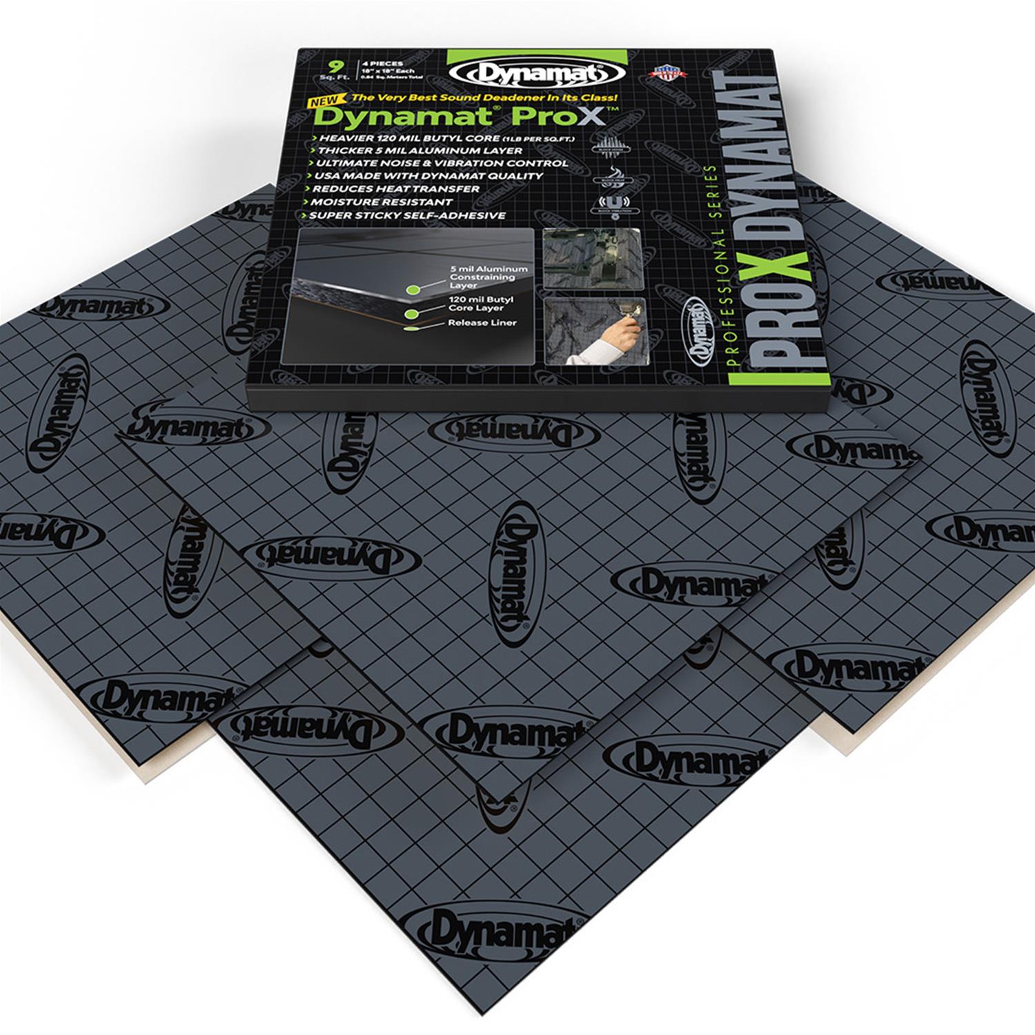 Dynamat 10509 Dynamat ProX Sound Deadening Mats Summit Racing