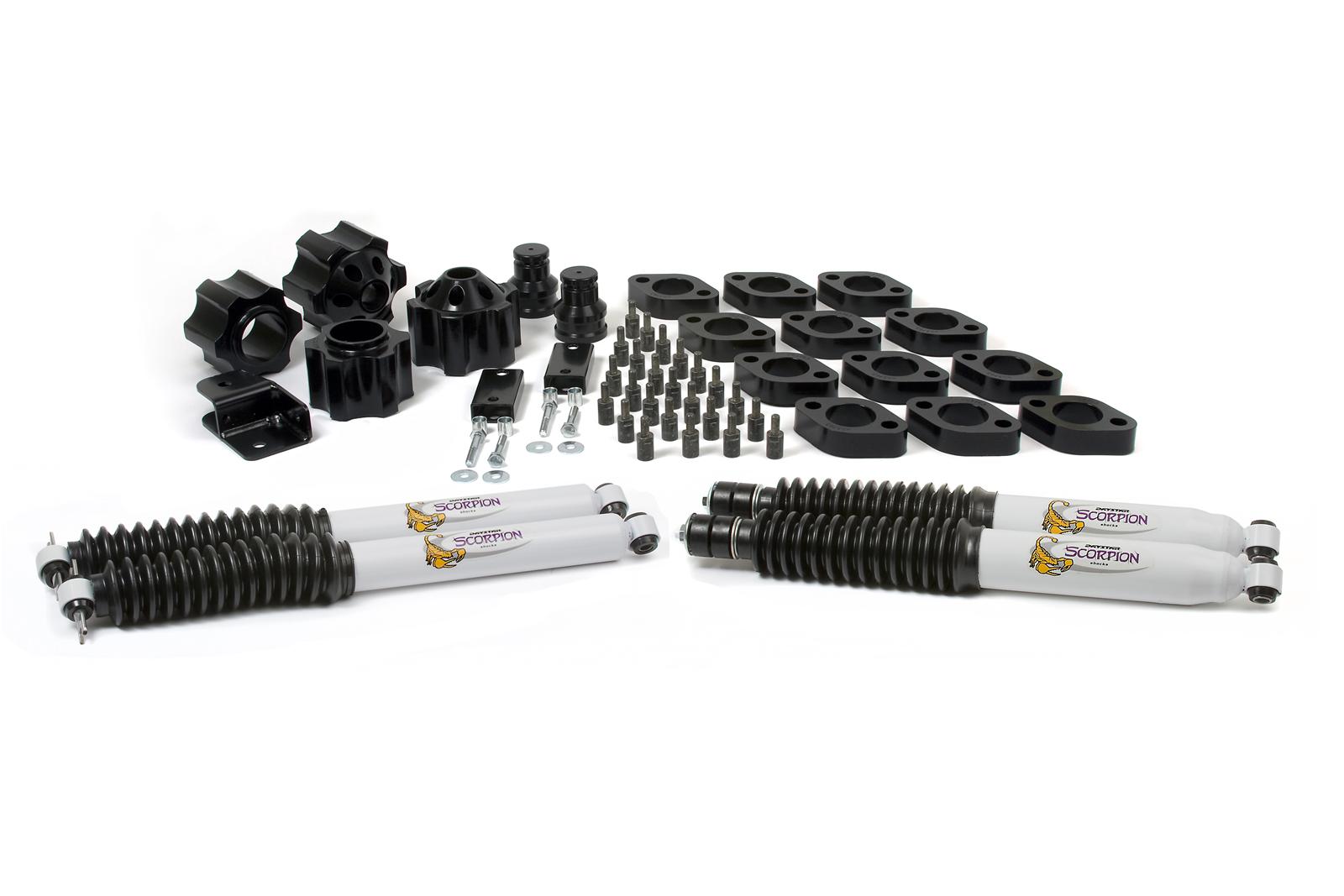 Daystar Comfort Ride Suspension Lift Kits KJ09156BK Lift, Ride, Shocks/Struts, Spacers, Jeep, Automatic, Kit