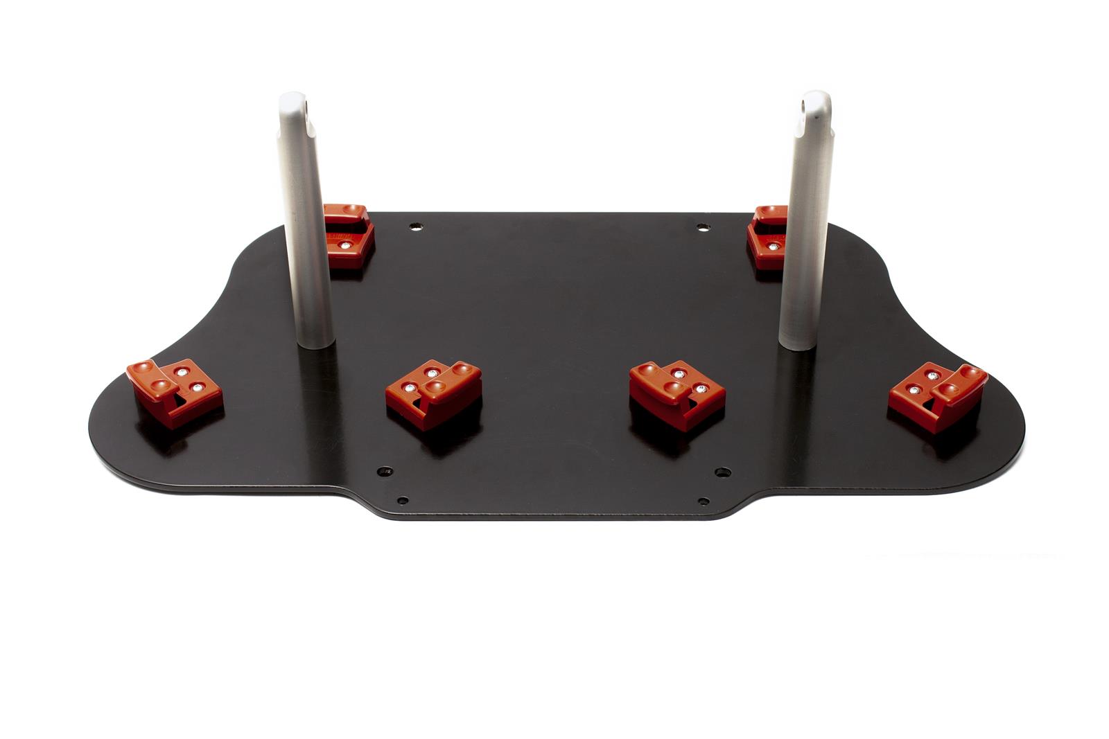 Daystar Utility Jug Components KJ50025BK Mount, Dual Cam Can Tail Gate Mount 1997-06 Jeep Wrangler TJ, Black Steel