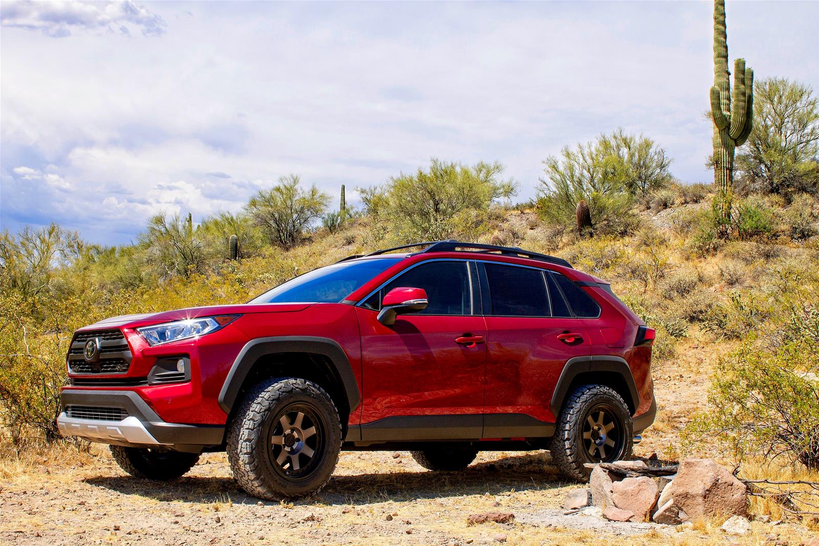 Daystar Suspension Leveling & Lift Kits KT09138BK Kit, 2019 Toyota RAV4 2 or 4 Wheel Drive, Allows 29.5" tires on the stock wheels, Durable Polyurethane thumbnail 2
