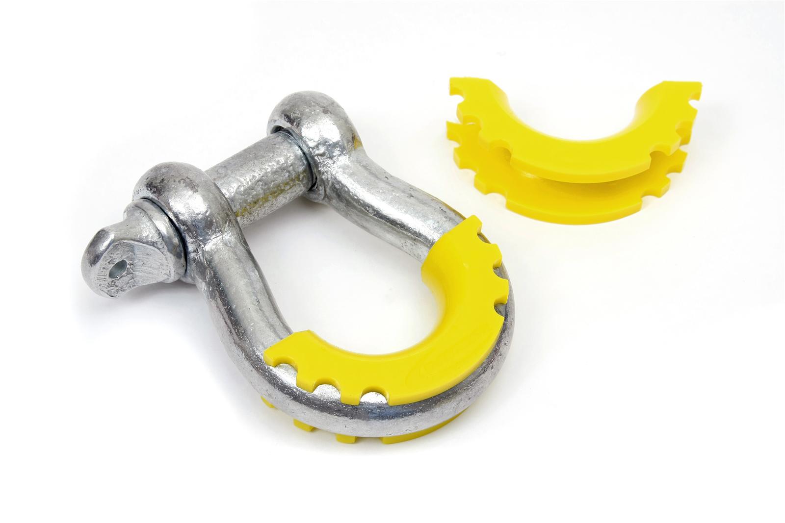 Daystar D-Ring Isolators KU70056YL Isolators, Polyurethane, Yellow 3/4 in. Shackles, Pair