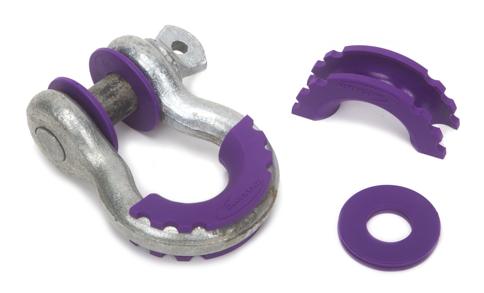 Daystar D-Ring Isolators KU70057PR Isolators, Washers, Polyurethane, Purple, 3/4 in. Shackles, Kit