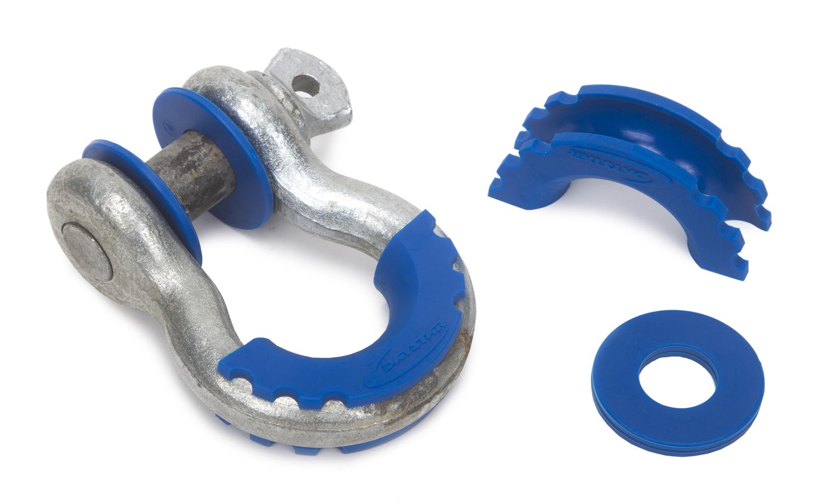 Daystar D-Ring Isolators KU70057RB Isolators, Washers, Polyurethane, Blue, 3/4 in. Shackles, Kit thumbnail 2