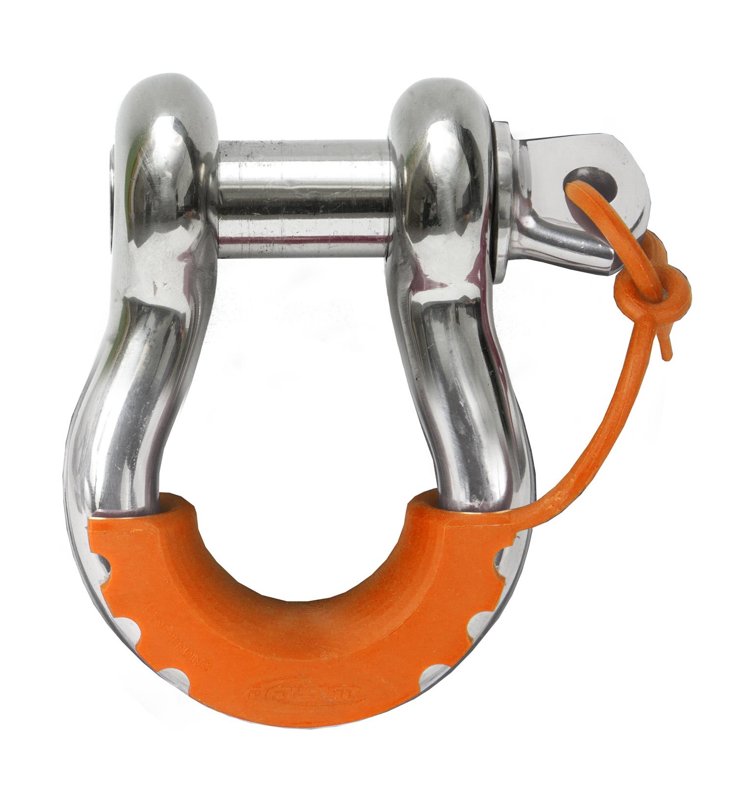 Daystar D-Ring Isolators KU70058FA Locking Isolators, Polyurethane, Fluorescent Orange, 3/4 in. Shackles, Pair