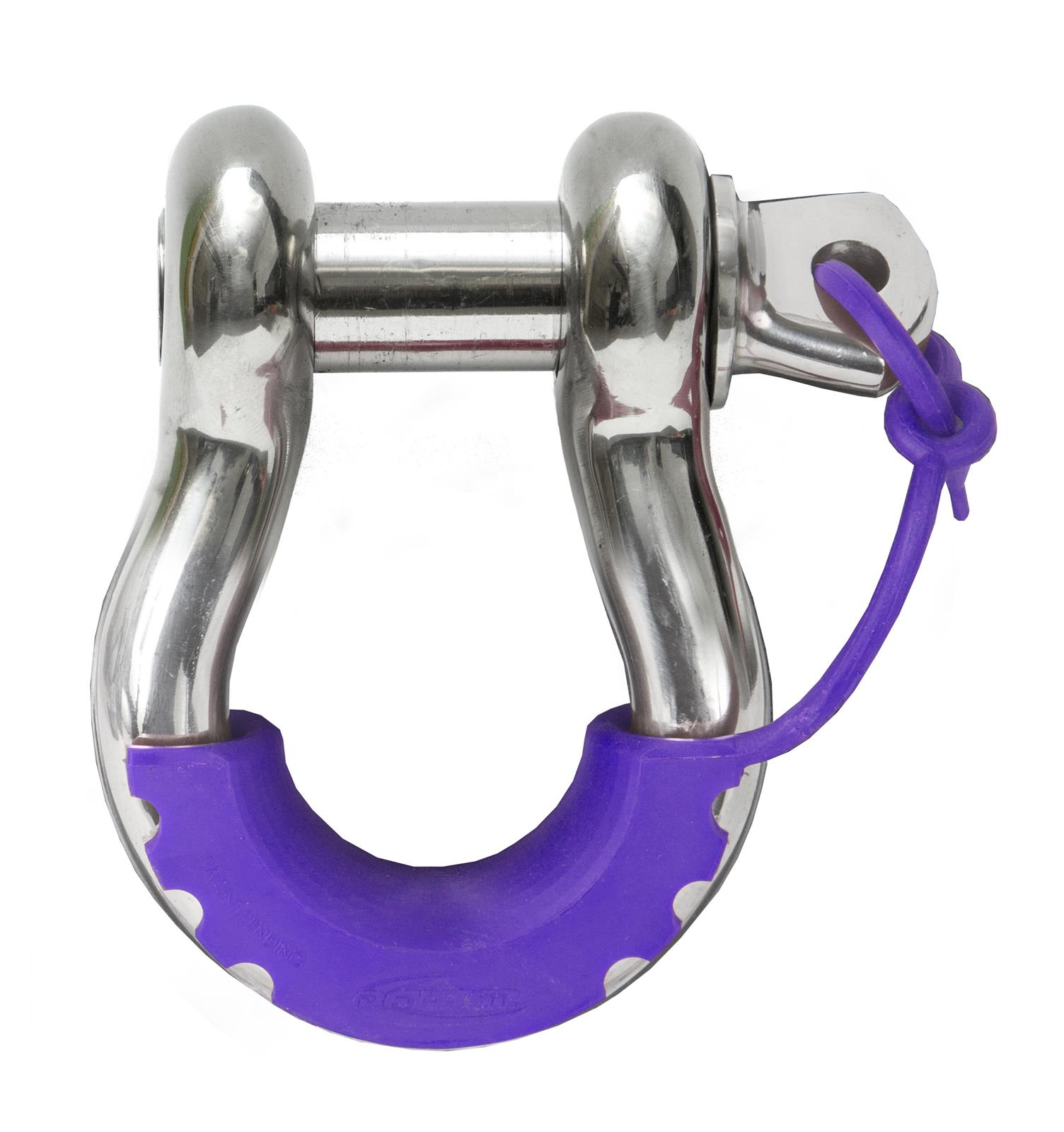 Daystar D-Ring Isolators KU70058PR Locking Isolators, Polyurethane, Purple, 3/4 in. Shackles, Pair
