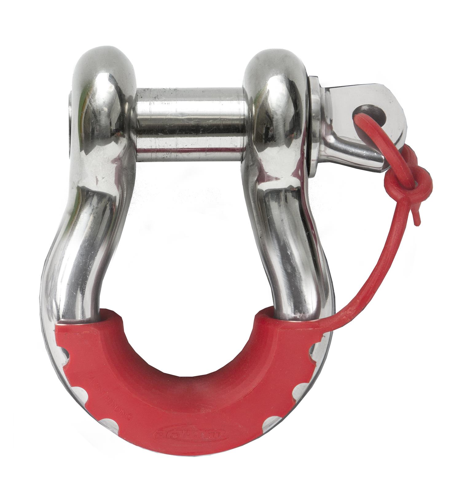 Daystar D-Ring Isolators KU70058RE Locking Isolators, Polyurethane, Red, 3/4 in. Shackles, Pair