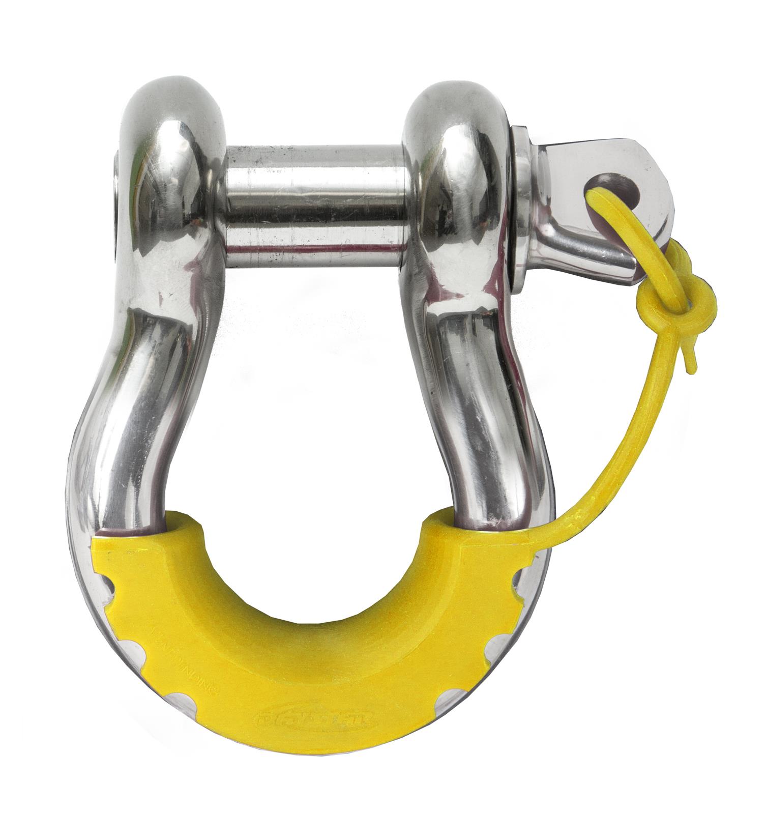 Daystar D-Ring Isolators KU70058YL Locking Isolators, Polyurethane, Yellow, 3/4 in. Shackles, Pair