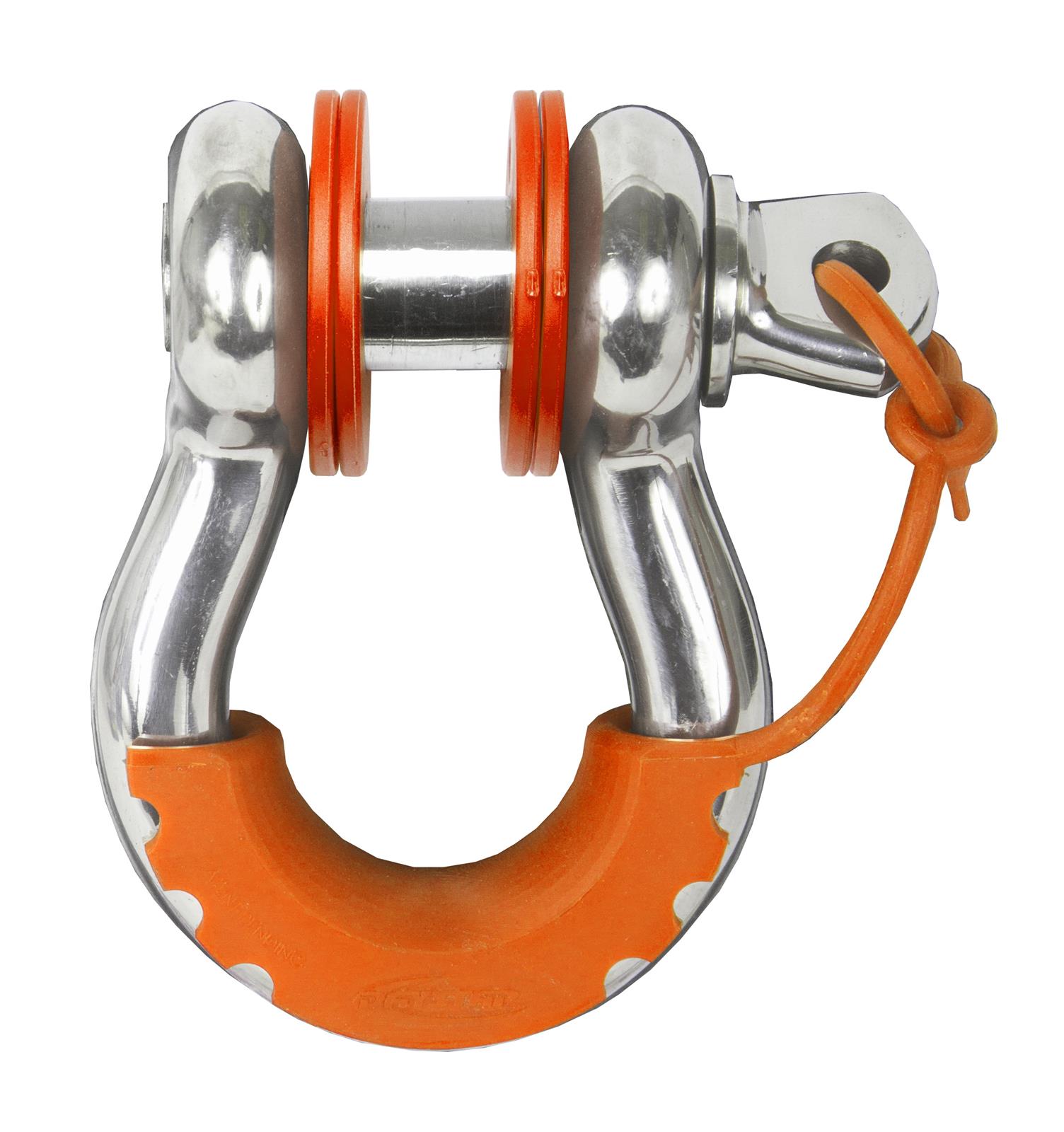 Daystar D-Ring Isolators KU70059FA Locking Isolators, Washers, Polyurethane, Fluorescent Orange, 3/4 in. Shackles, Kit