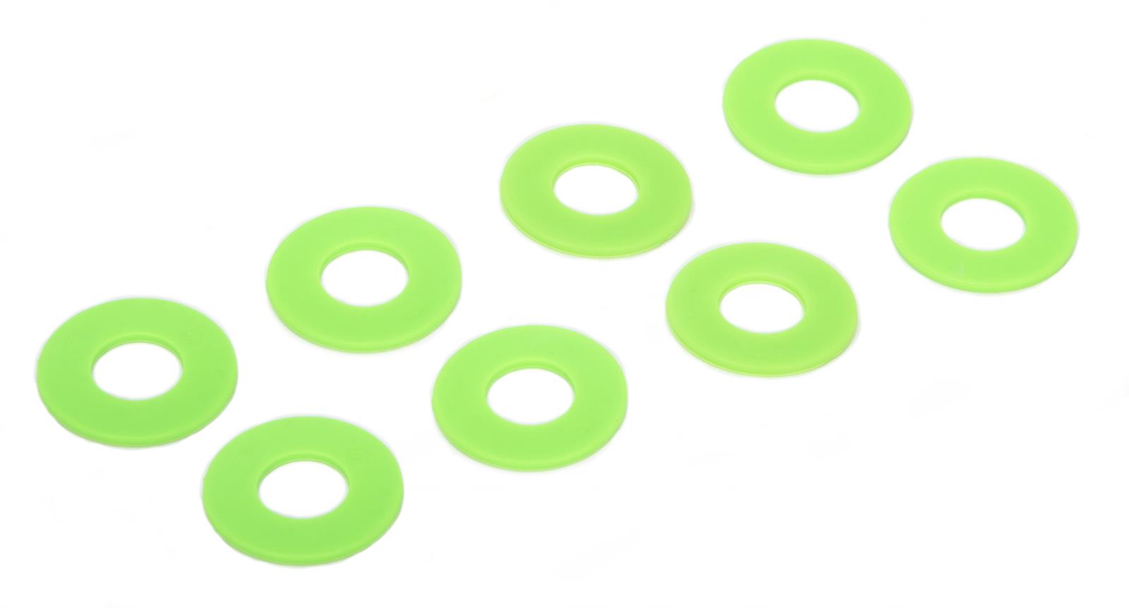 Daystar D-Ring Washers KU71074FG Washers, Polyurethane, Fluorescent Green, 3/4 in. Shackles, Set of 8