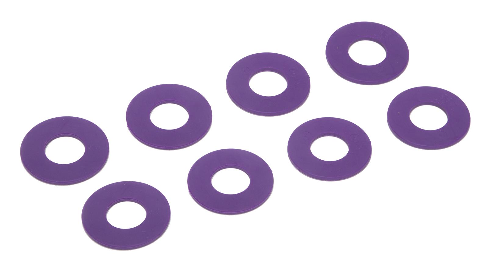 Daystar D-Ring Washers KU71074PR Washers, Polyurethane, Purple, 3/4 in. Shackles, Set of 8