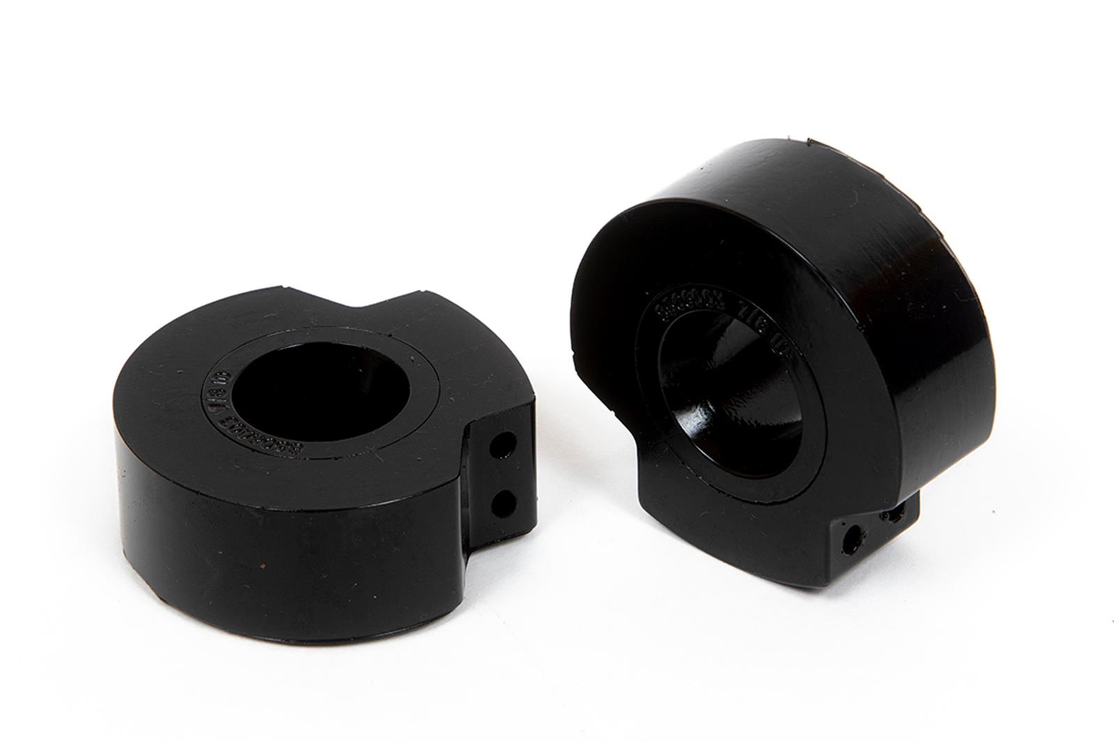 Daystar Shock Shaft Bump Stops KU71097BK Stop, 2.5 in. O.D., 7/8 in. I.D., Polyurethane, Black, Pair