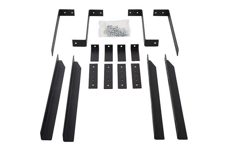 Deezee 19-21 Ford Transit Van Running Board Rough Step Bracket Kit (Rear Step)
