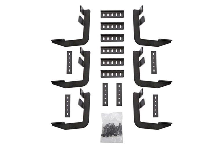 Dee Zee Rough Step Mounting Brackets DZ15337 Truck Installation Kits, Step, Steel, Textured Black, Ram, 1500, Kit