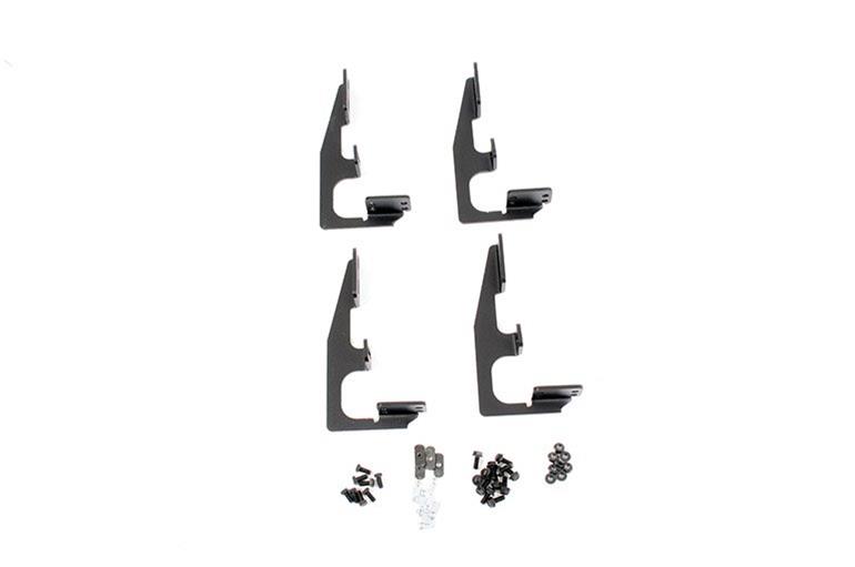 Dee Zee NXc Running Board Mounting Brackets DZ16216 Truck Step Installation Kits, Step Bar Brackets, Boards, Steel, Textured Black, Chevy, GMC, Kit
