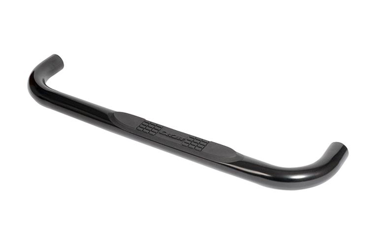 Dee Zee UltraBlack Round Side Step Bars DZ373511 Bars, Nerf Bars, Round, Steel, Black Powdercoated, 3.00 in. Diameter, Chevrolet, GMC, Standard Cab, Pair thumbnail 4