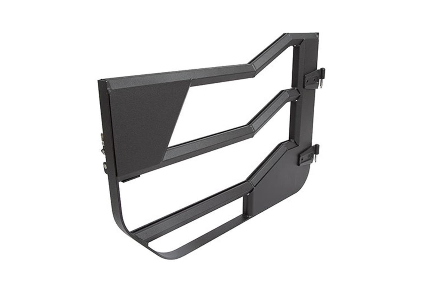Dee Zee Hex Series Jeep Doors for 2020-2023 GLADIATOR, 2018-2022 WRANGLER - DZ4454JL Doors, Series, Front and Rear, Aluminum, Black Textured, Jeep, JL, JT, Set of 4 thumbnail 2