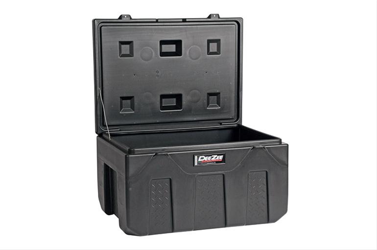 ティーズ ページ～ Dee Zee 92-Gal Gloss Black Aluminum Toolbox Combo Transfer
