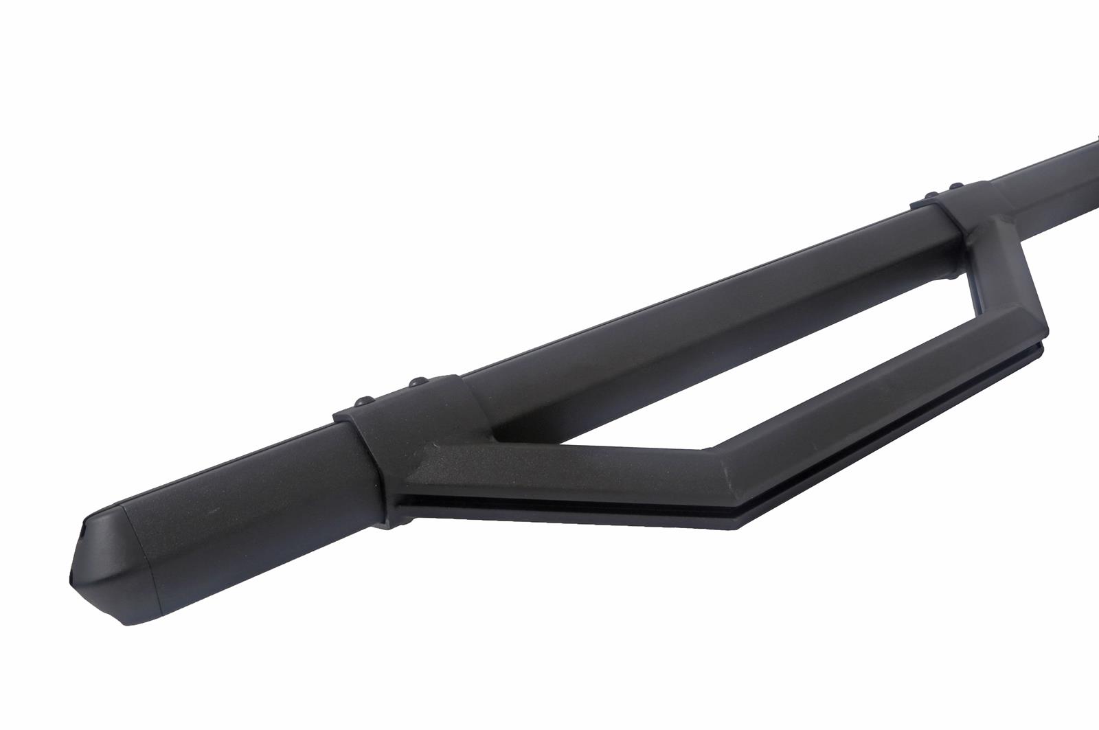 Dee Zee Hex Series Side Step Bars DZ66311TB Bars, Aluminum, Black Textured Powdercoated, Extended Cab, Pair
