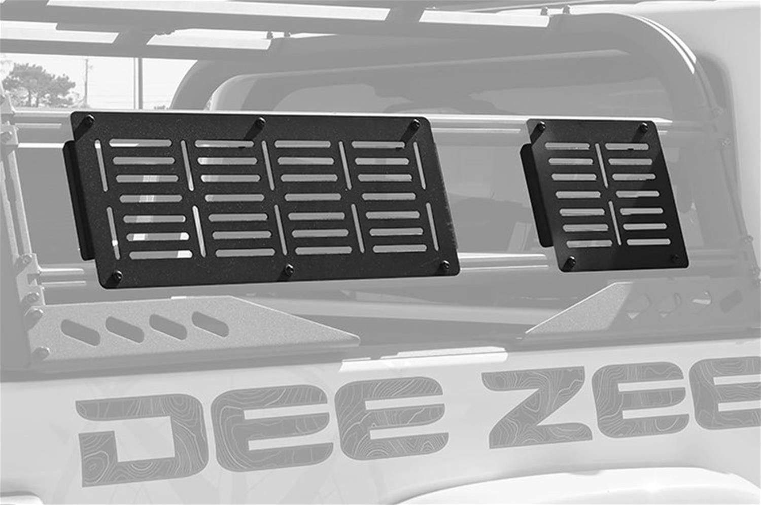 Dee Zee Overlander Series MOLLE Panels DZ95031TB Bed and Ladder Rack Accessories, Molle Panels, Side Panel, 30 in. Length, Jeep, Each