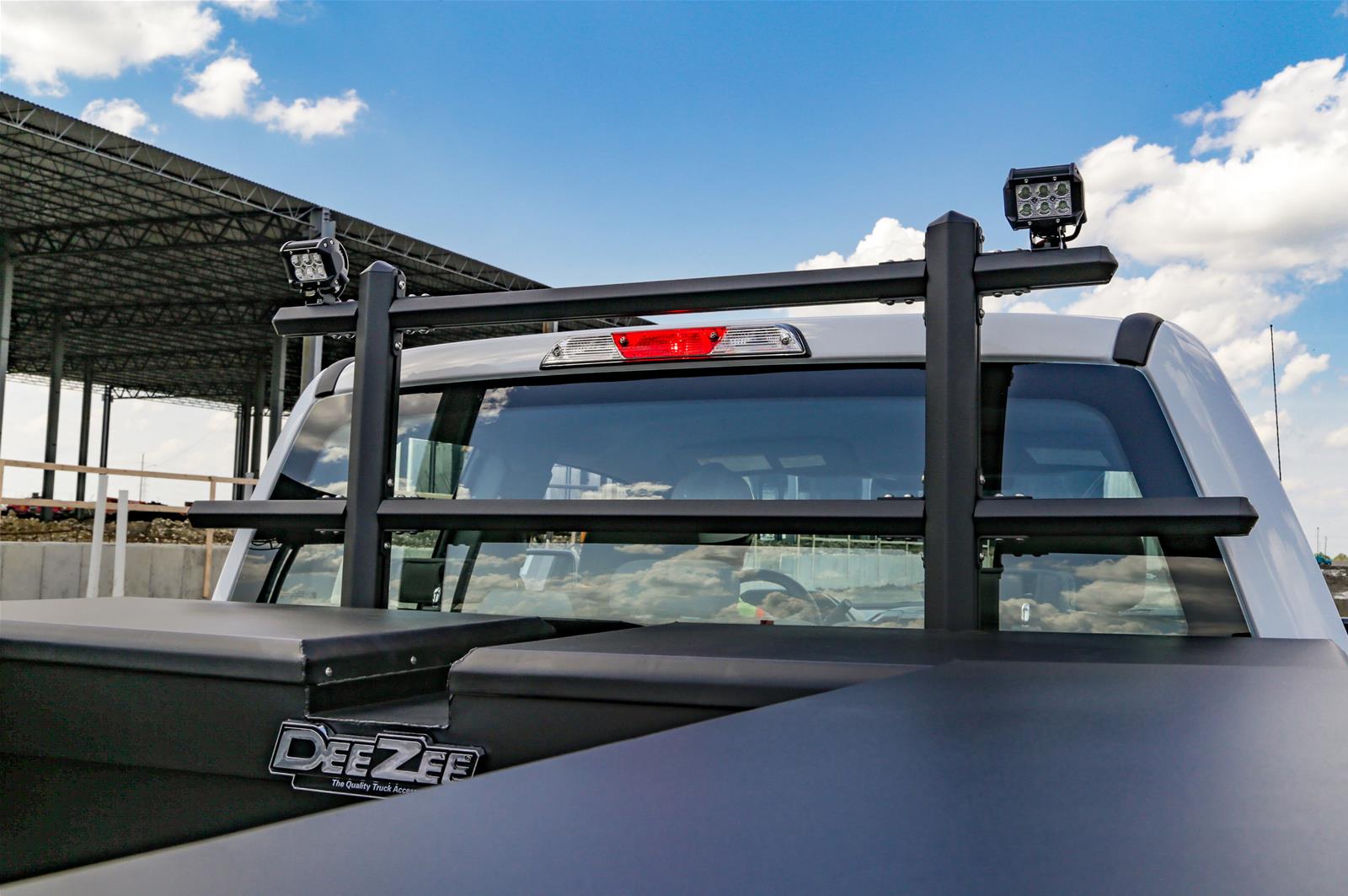 Dee Zee Hex Series Cab Racks DZ95250TB Headache Rack, Hex, Textured Black, Chevy, GMC, Each thumbnail 3