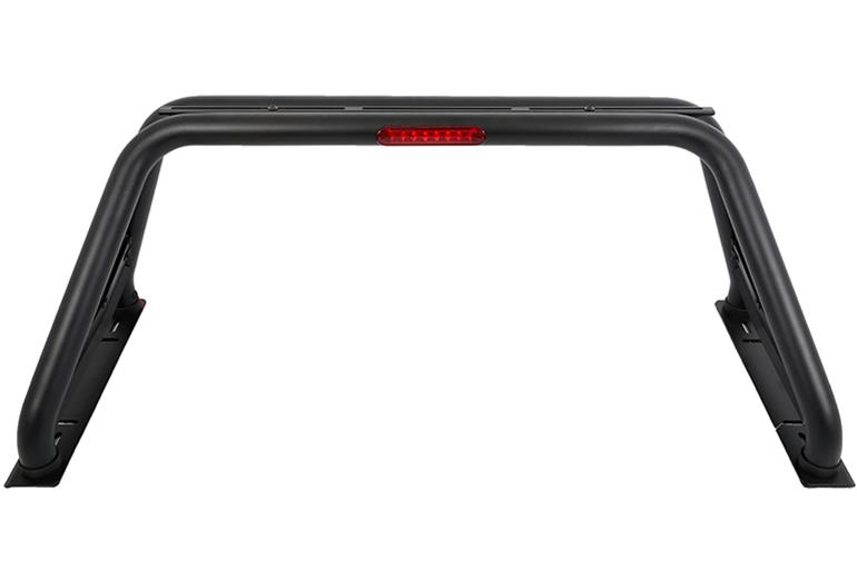 Dee Zee Louvered Sport Bars DZ960052B Headache Racks and Window Guards, Bar, Steel, Black Powdercoat, Ford, Each thumbnail 5