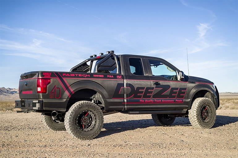 Dee Zee Louvered Sport Bars DZ960052B Headache Racks and Window Guards, Bar, Steel, Black Powdercoat, Ford, Each thumbnail 2