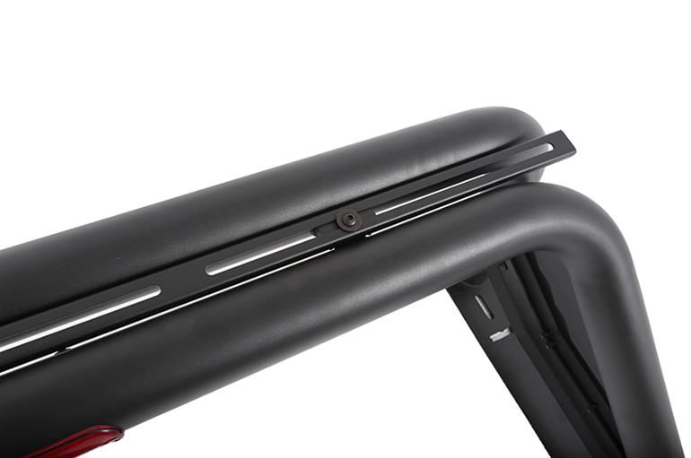 Dee Zee Louvered Sport Bars DZ960052B Headache Racks and Window Guards, Bar, Steel, Black Powdercoat, Ford, Each thumbnail 3