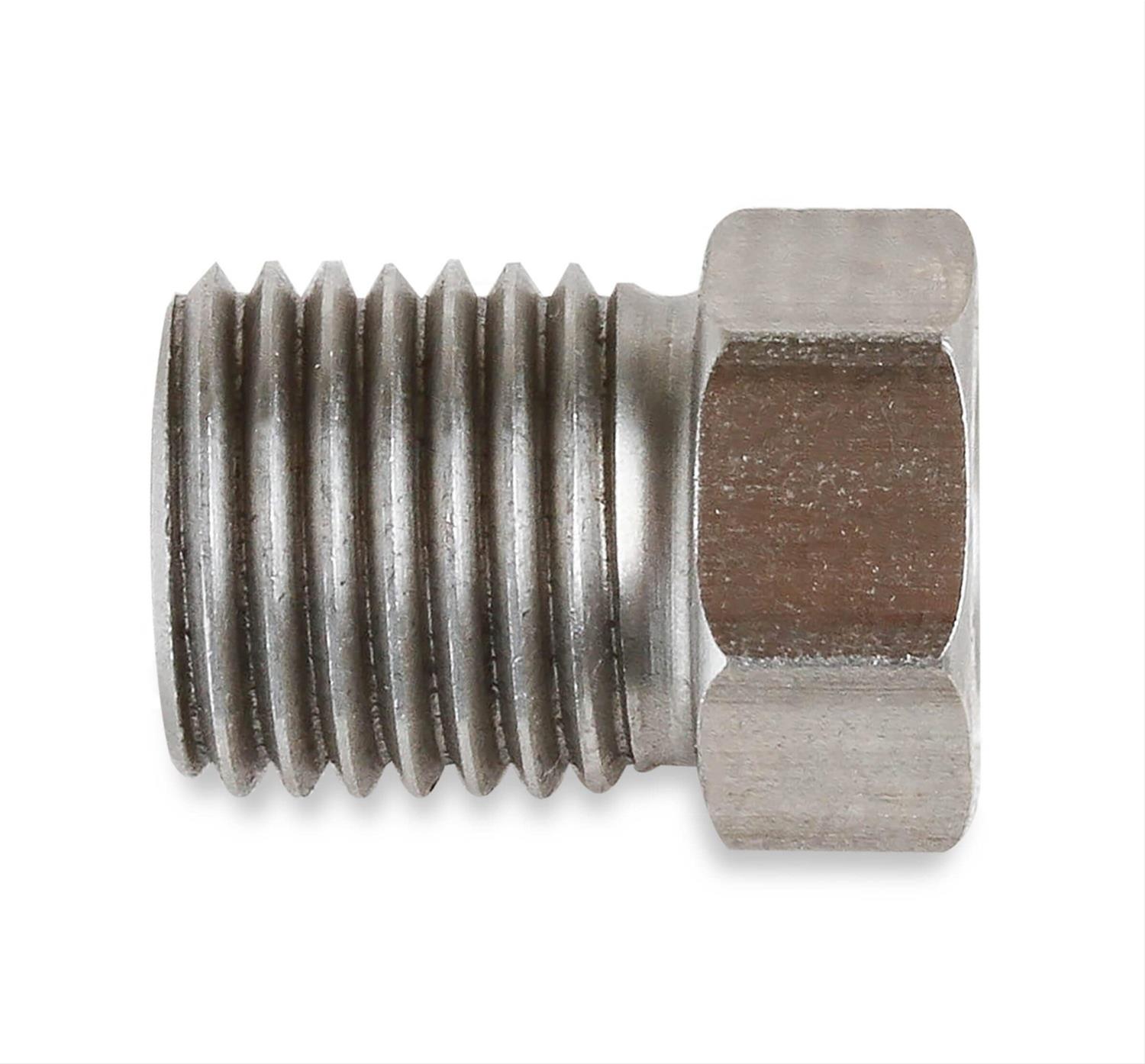Earl's Performance Hardline Tube Nuts 00033ERL Nuts, Inverted Flare, 3/16 in. Tube, Stainless Steel, Natural, Set of 5 thumbnail 2