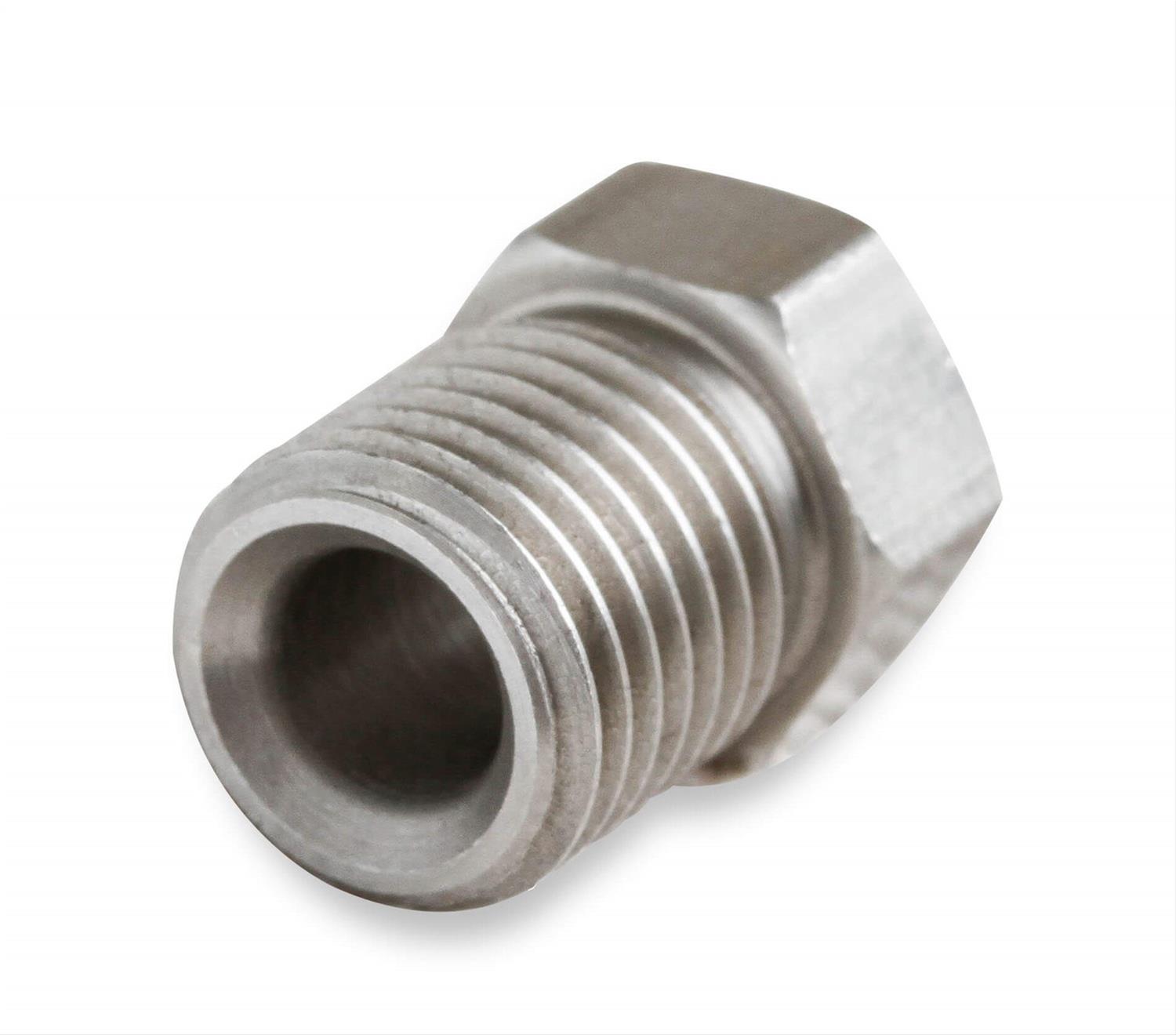 Earl's Performance Hardline Tube Nuts 00033ERL Nuts, Inverted Flare, 3/16 in. Tube, Stainless Steel, Natural, Set of 5 thumbnail 3