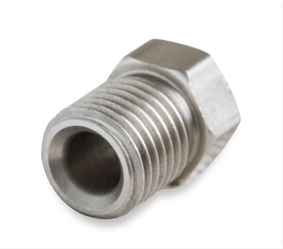 Earl's Performance Hardline Tube Nuts 00103ERL Nuts, Inverted Flare, 10mm x 1, Stainless Steel, Natural, Set of 5 thumbnail 3