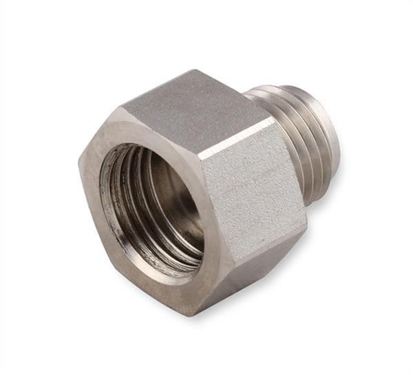 Earl's Performance Hardline Adapters 00111ERL Fitting, Reducer, Inverted Flare to Inverted Flare, Straight, Stainless Steel, Natural, 9/16-18 in., 3/8-24 in., Each thumbnail 3
