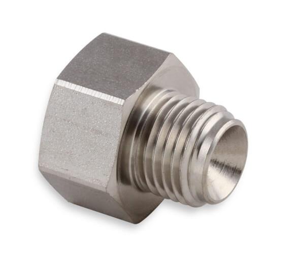 Earl's Performance Hardline Adapters 00112ERL Fitting, Reducer, Inverted Flare to Inverted Flare, Straight, Stainless Steel, Natural, 1/2-20 in. Male, 9/16-18 in. Female, Each thumbnail 5