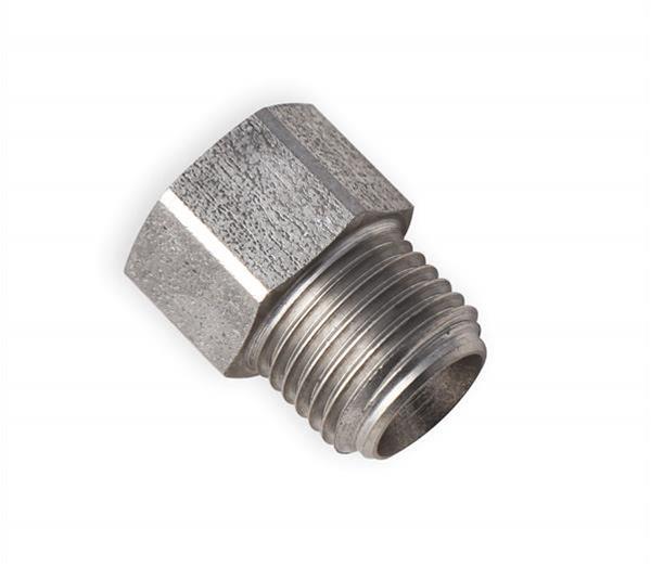 Earl's Performance Hardline Adapters 00114ERL Fitting, Reducer, Inverted Flare to Inverted Flare, Straight, Stainless Steel, Natural, 7/16-24 in. Male, 3/8-24 in. Female, Each thumbnail 3