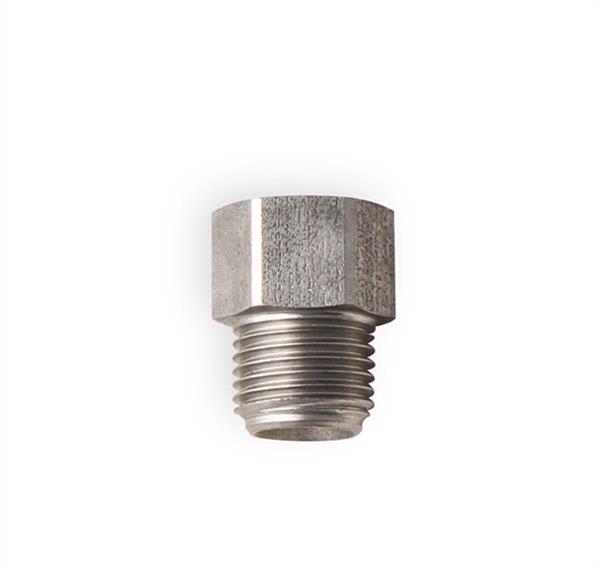Earl's Performance Hardline Adapters 00114ERL Fitting, Reducer, Inverted Flare to Inverted Flare, Straight, Stainless Steel, Natural, 7/16-24 in. Male, 3/8-24 in. Female, Each thumbnail 2