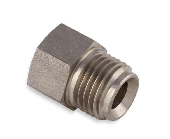 Earl's Performance Hardline Adapters 00115ERL Fitting, Reducer, Inverted Flare to Inverted Flare, Straight, Stainless Steel, Natural, 1/2-20 in. Inverted Flare, 3/8-24 in. Inverted Flare, Each thumbnail 4