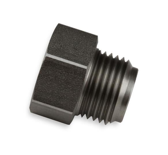 Earl's Performance Hardline Adapters 00120ERL Fitting, Adapter, Inverted Flare to Inverted Flare, Straight, Stainless Steel, Natural, 5/8-18 in., 1/2-20 in. Inverted Flare, Each thumbnail 2