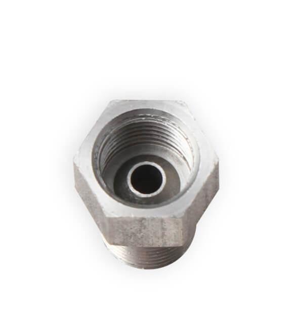 Earl's Performance Hardline Adapters 02112ERL Fitting, Adapter, NPT to Metric, Straight, Stainless Steel, Natural, 1/8 in., M10 x 1.0, Each thumbnail 2