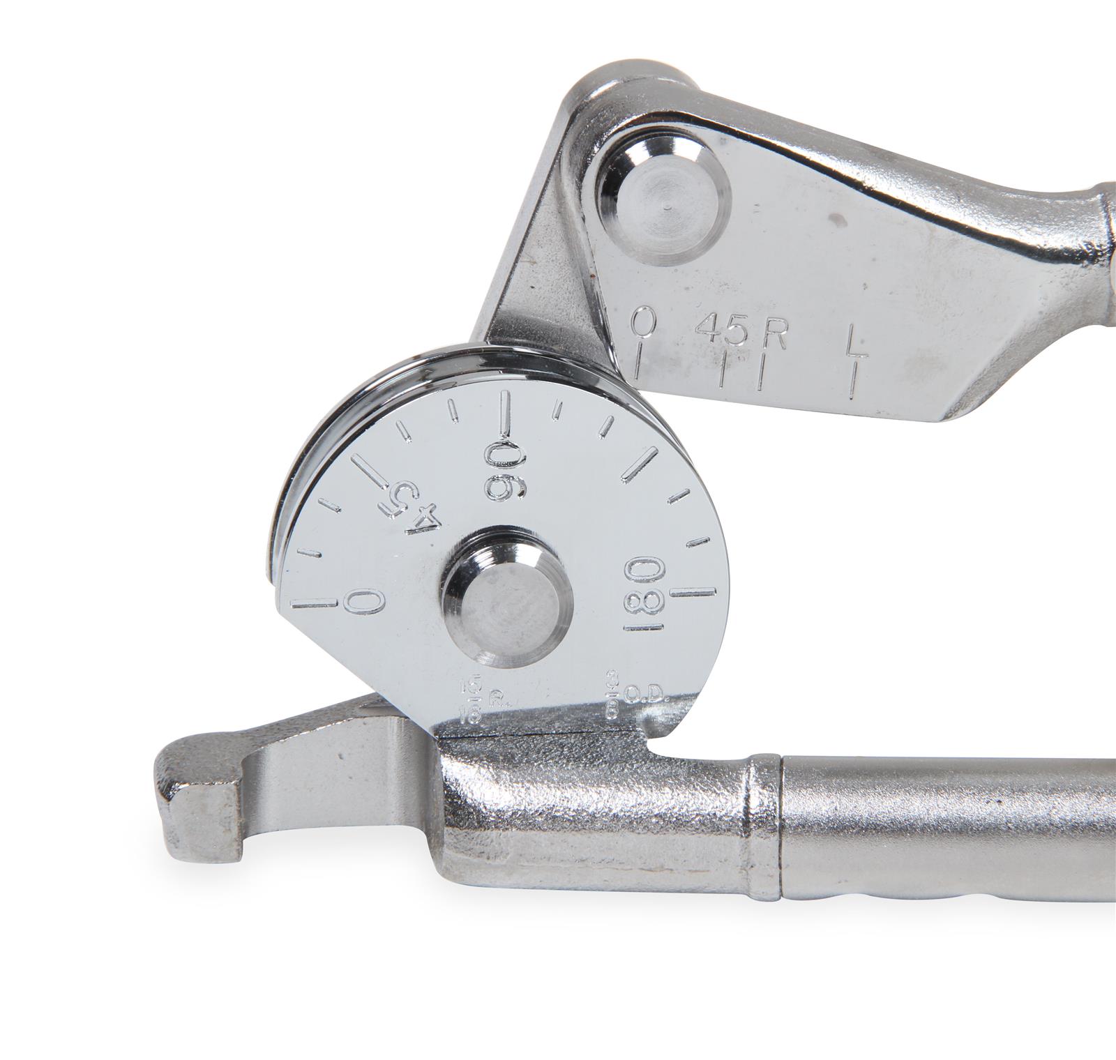 Earl's Performance Professional Lever-Style Tubing Benders 028ERL Bender, Lever Style, 180 degree, Steel, Silver Finish, 3/8 in. Size O.D., Each