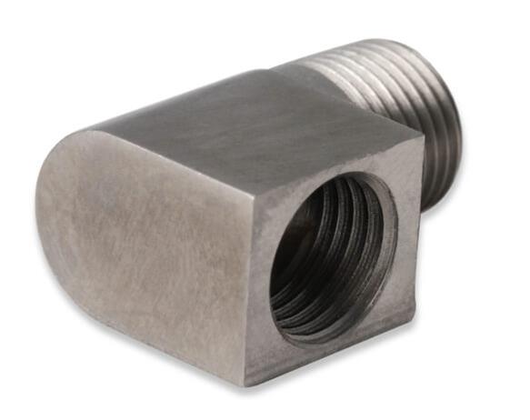 Earl's Performance Hardline Adapters 03032ERL Fitting, Adapter, Inverted Flare to NPT, 90 Degree, Stainless Steel, Natural, 1/8 in. NPT, 3/8-24 in. Inverted Flare, Each thumbnail 4