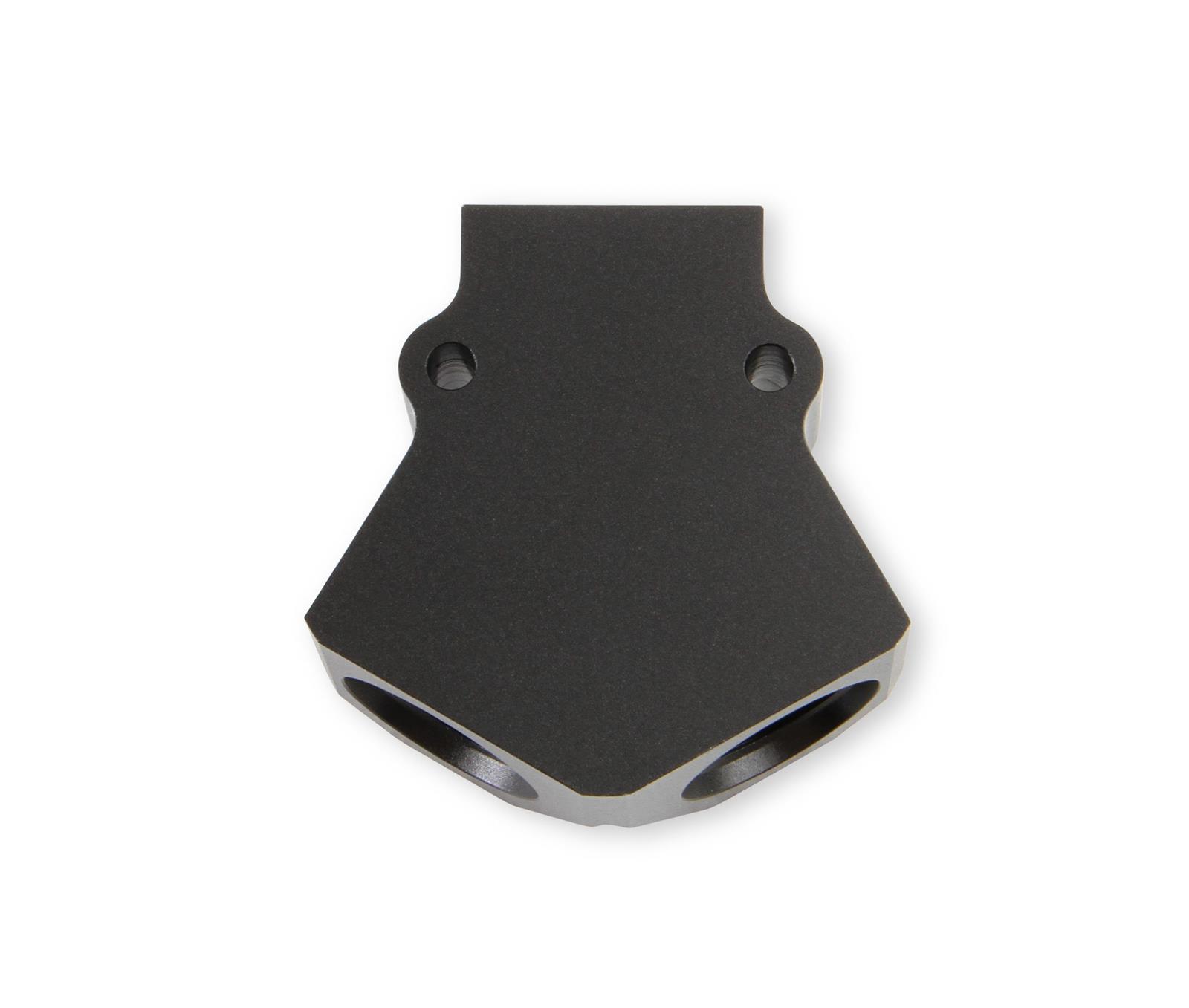 Earl's Performance Fuel Distribution Blocks 100183ERL Block, Y-Type, Aluminum, Black, 1/2 in. NPT Female Inlet, 3/8 in. NPT Female Outlets, Each thumbnail 2