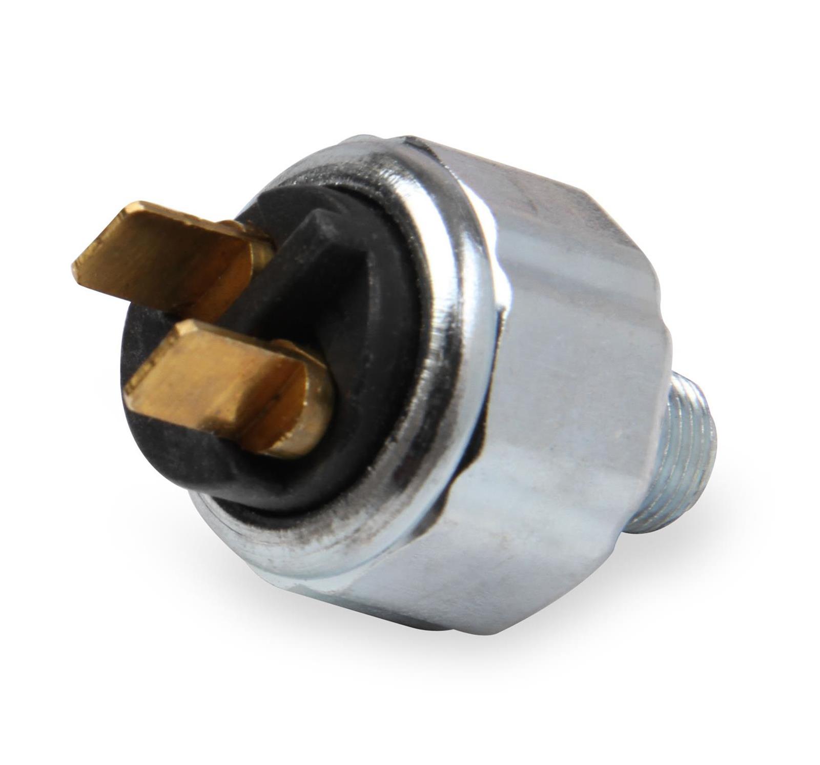 Earl's Performance Brake Light Switches 100186ERL Switch, Type, Fluid Pressure Activation, Momentary, Spade Terminal Type, Steel, Natural, Each thumbnail 2