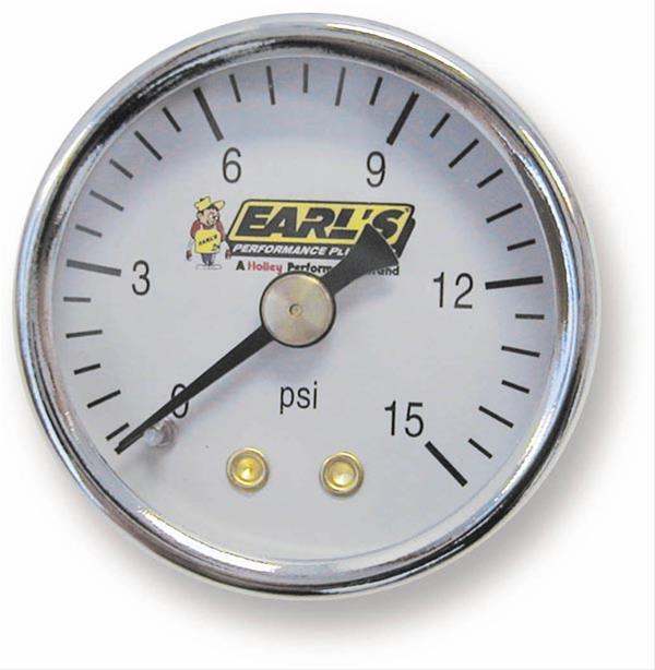 Earl's Performance 100195ERL Earl's Performance Analog Fuel Pressure