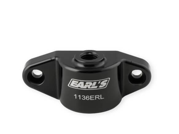 Earl's Performance Oil Cooler Block-Off Plates 1136ERL Plates, Aluminum, Black Anodized, Cadillac, Chevrolet, GMC, Each thumbnail 5