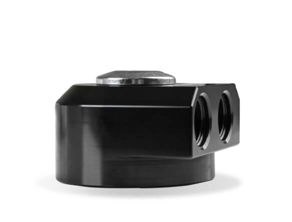 Earl's Performance Oil Cooler Adapters 1179ERL Filter Adapter, Remote Mount, -10 AN O-Ring Inlet, -10 AN O-Ring Outlet, 3/4-16 in. Nipple, Billet Aluminum, Black Anodized, Hardware, Each thumbnail 7