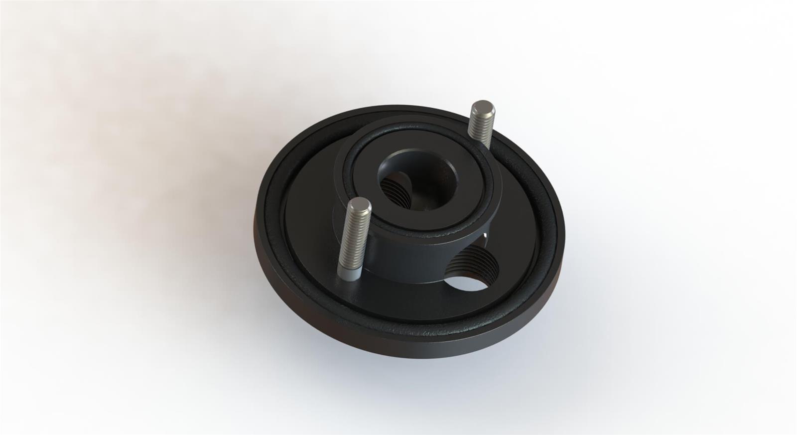 Earl's Performance Oil Filter Bypass Adapters 1579ERL Adapter, Remote Filter, Bolt-On, Billet Aluminum, Anodized Black, -10 AN Inlet/Outlet, Each