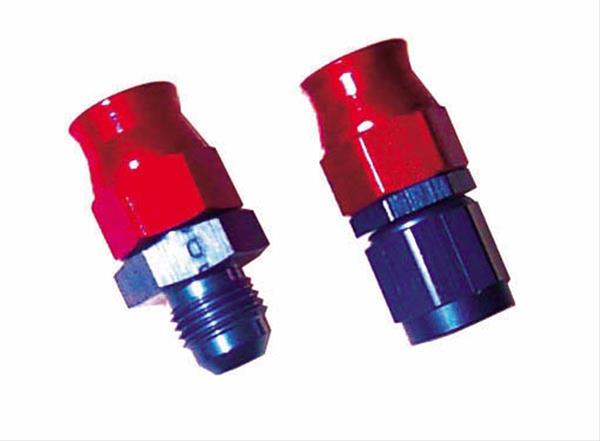 Earl's Performance Tube Adapter Fittings 165006ERL Fitting, Adapter, AN to Tubing, Straight, Aluminum, Red/Blue Anodized, -6 AN, 3/8 in., Each thumbnail 2