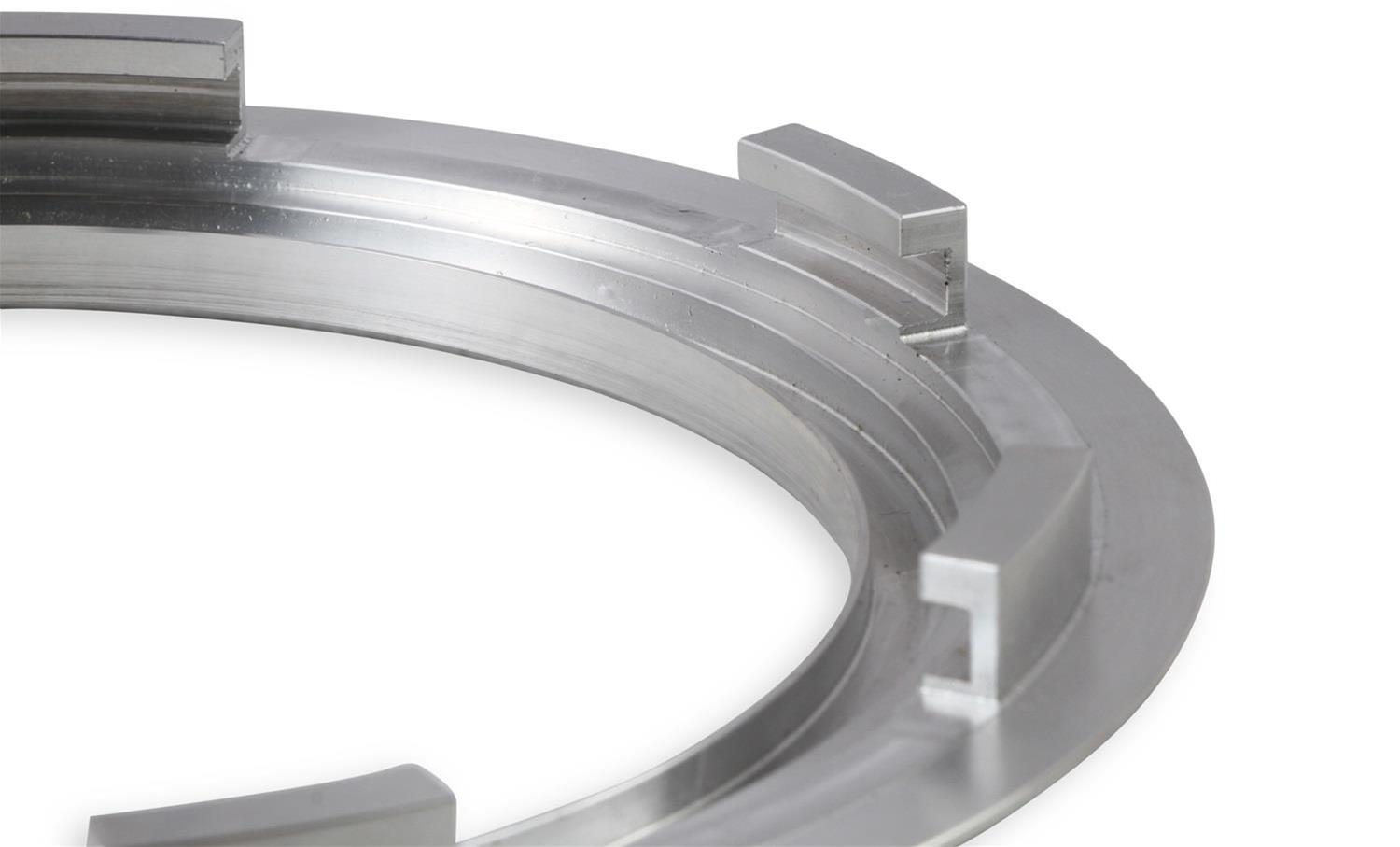 Earl's Performance Late Model USCAR Fuel Pump Module Mounting Rings 166023ERL Ring, Style Module, Weld-on, Aluminum, 6.375 in. Diameter, Each thumbnail 6